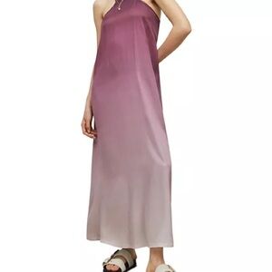 AllSaints Gradient Purple Dress
